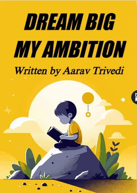 Book cover: Dream Big, My Ambition by Aarav Trivedi