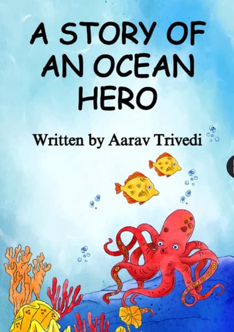 Book cover: A Story of an Ocean Hero by Aarav Trivedi